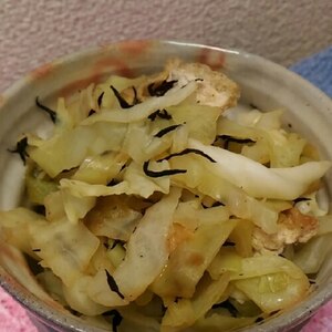 春キャベツとひじきのサッと煮